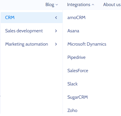 Global Database crm lead enrichment integration